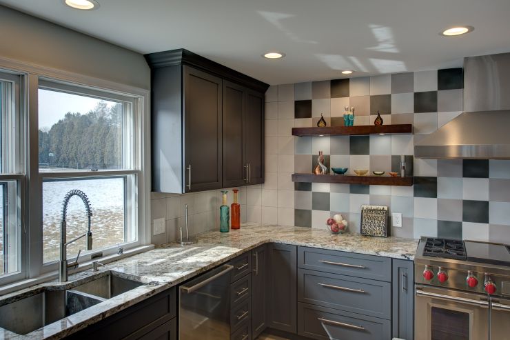 Modern Kraus Kitchen Sink and Faucet remodel inYardley, PA