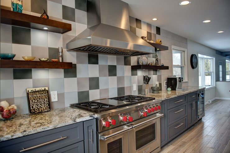 Modern Kitchen Tile and Back Splash remodel in Yardley, PA