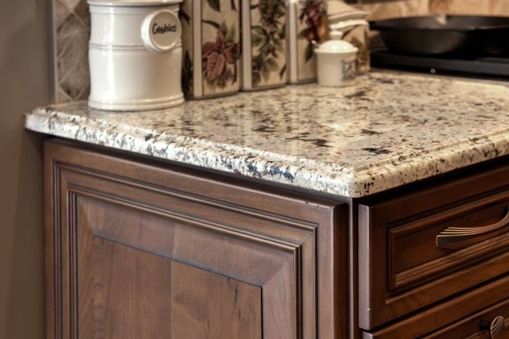 Granite kitchen countertop remodel in Upper Makefield, Pennsylvania