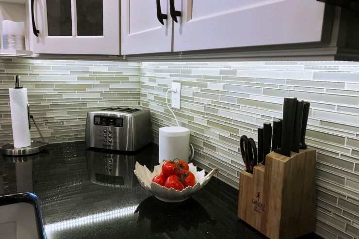 Modern Kitchen Tile and Back Splash remodel in Yardley, PA