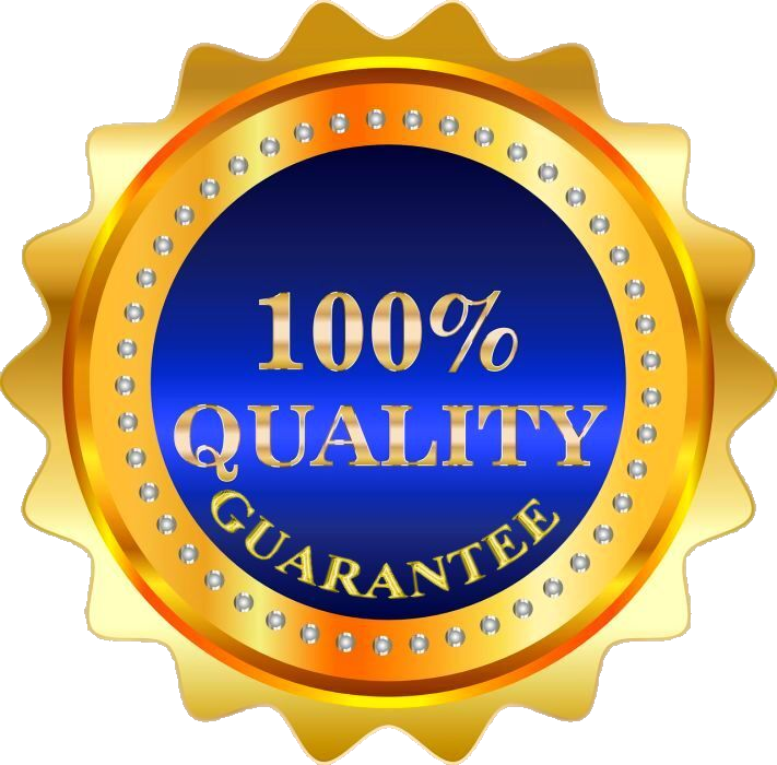 We guarantee high quality of all our services