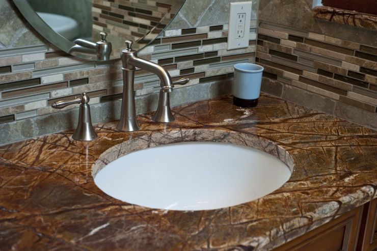 Kohler Undermount porcelain Sink Remodel in Doylestown, PA