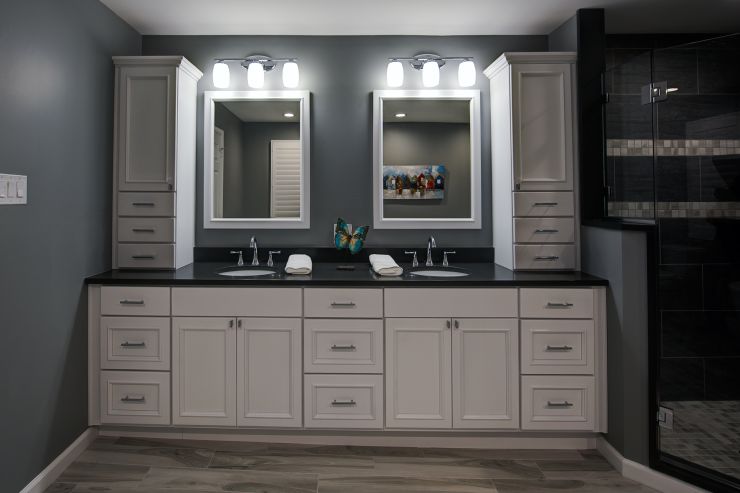 Haas, Woodford Maple Cabinets Remodel in Churchville, PA