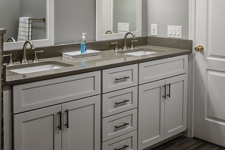 Fieldstone, Maple, Bristol, White tinted varnish Cabinets in Newtown, PA