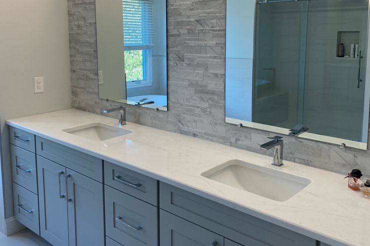 Bellmont Vanity Cabinets Remodel in Blue Bell, PA