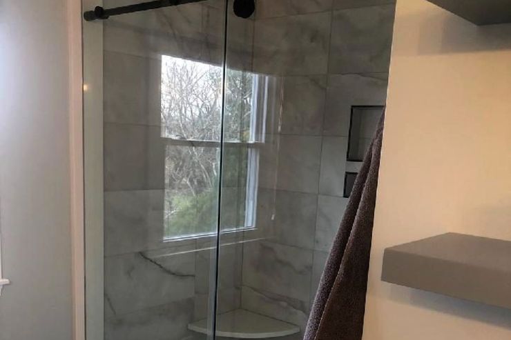DreamLine Enigma-XO Frameless Clear Glass Sliding Door in Jamison, PA